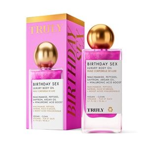 Truly Birthday Sex Luxury Body Oil | 3.1 fl oz | NEW IN BOX